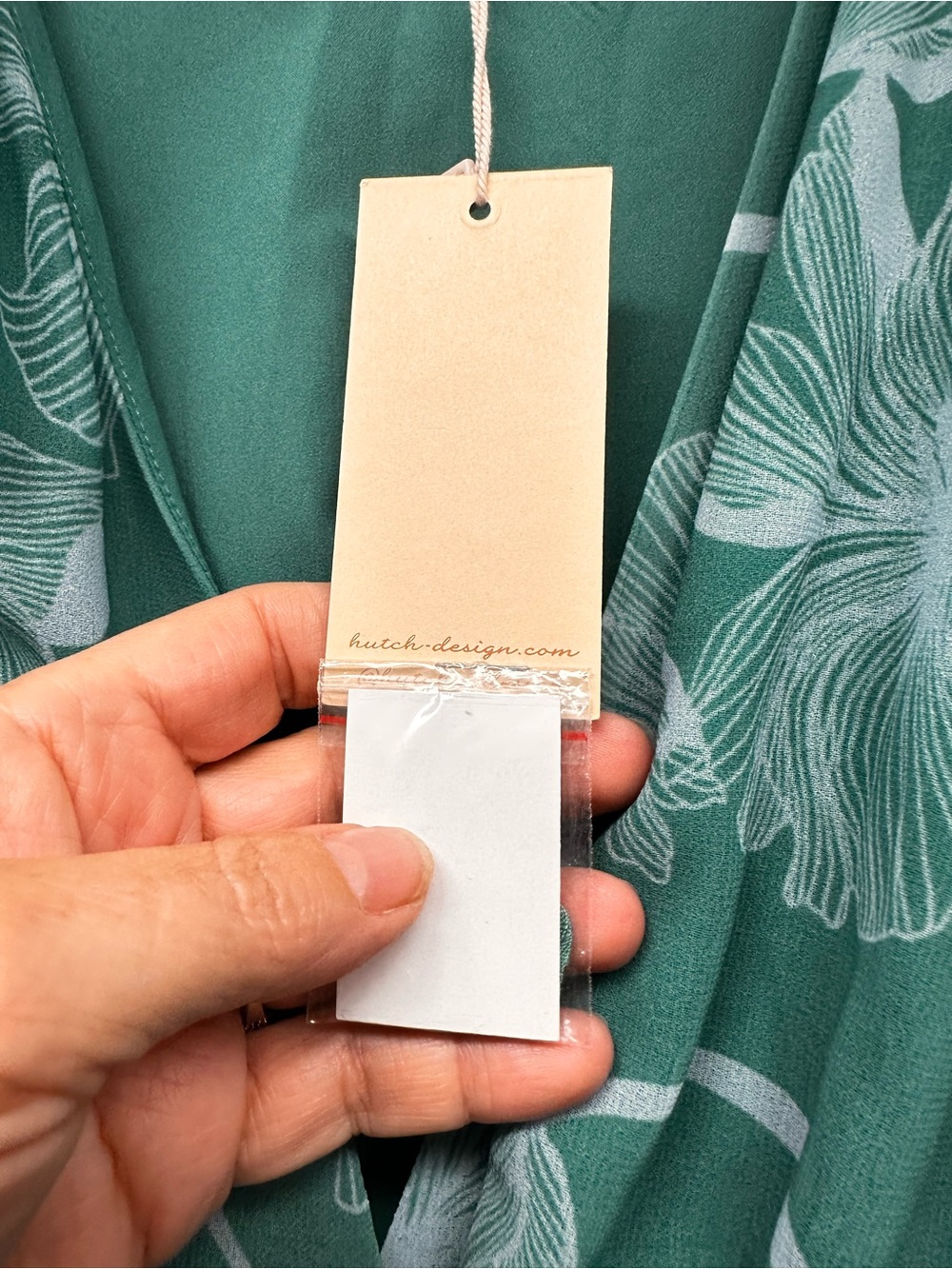 Hutch Teal Floral Wrap Maxi Dress - Picture 5 of 8